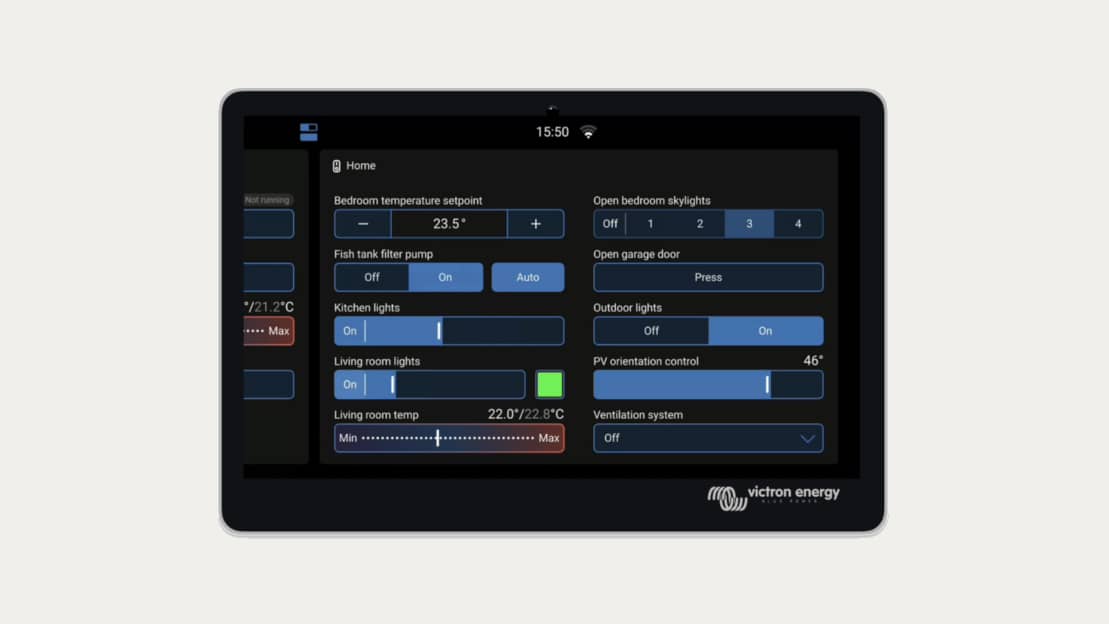 Venus OS v3.70 GX Schalttafel