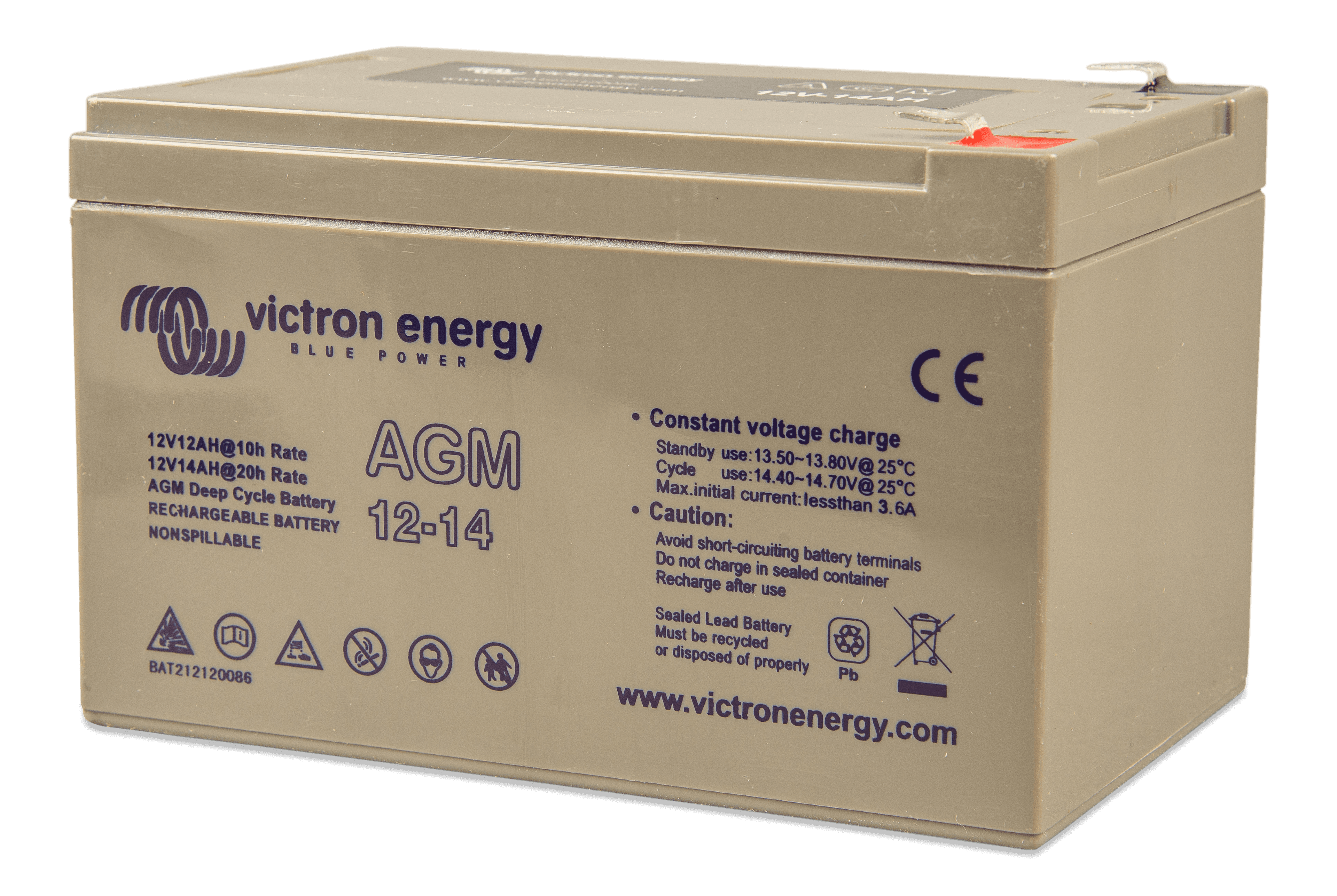 12V 14Ah AGM Deep Cycle (left) thumbnail