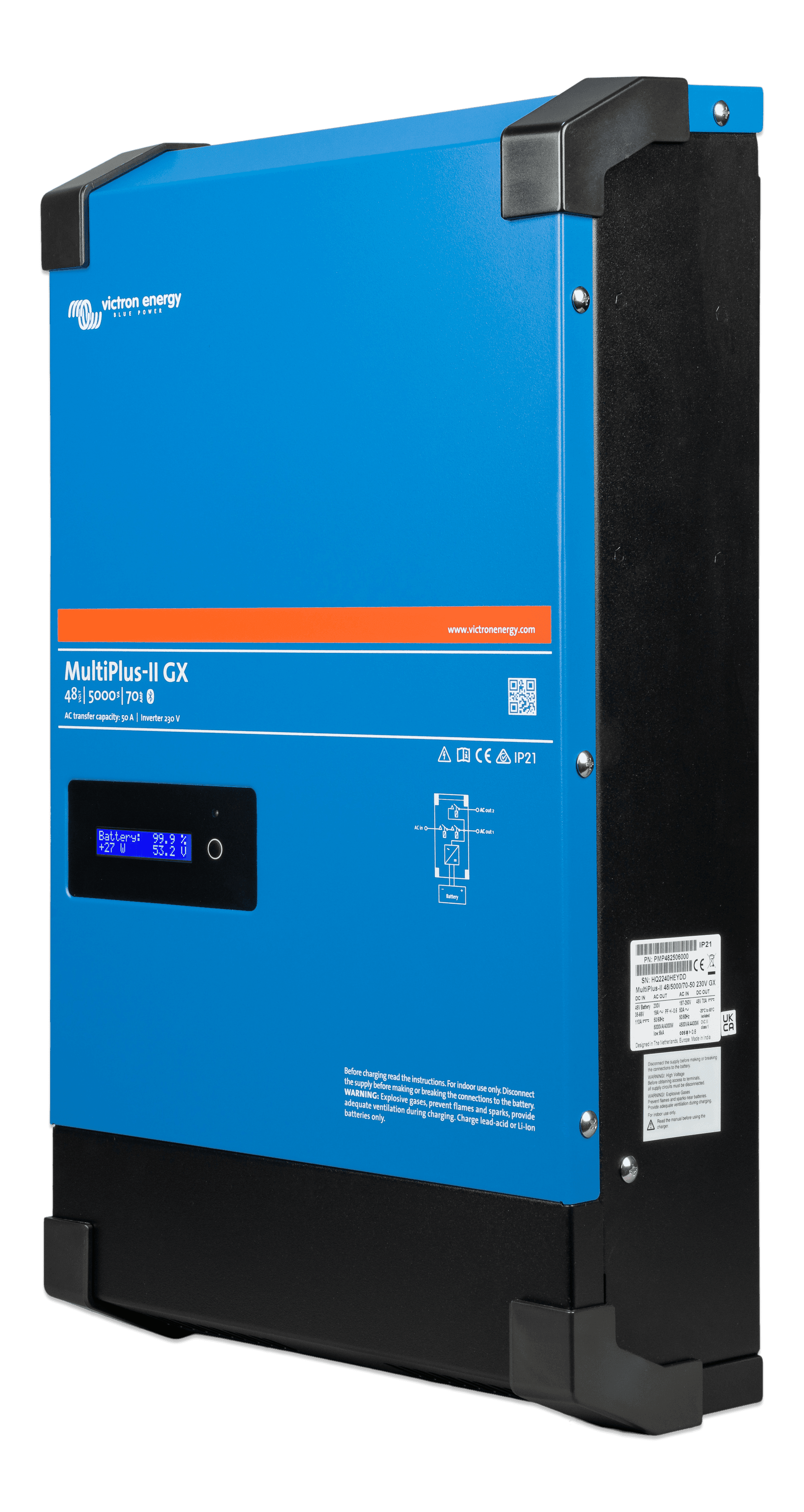 MultiPlus-II 48V 5kVA 50-70 230V GX (left) thumbnail