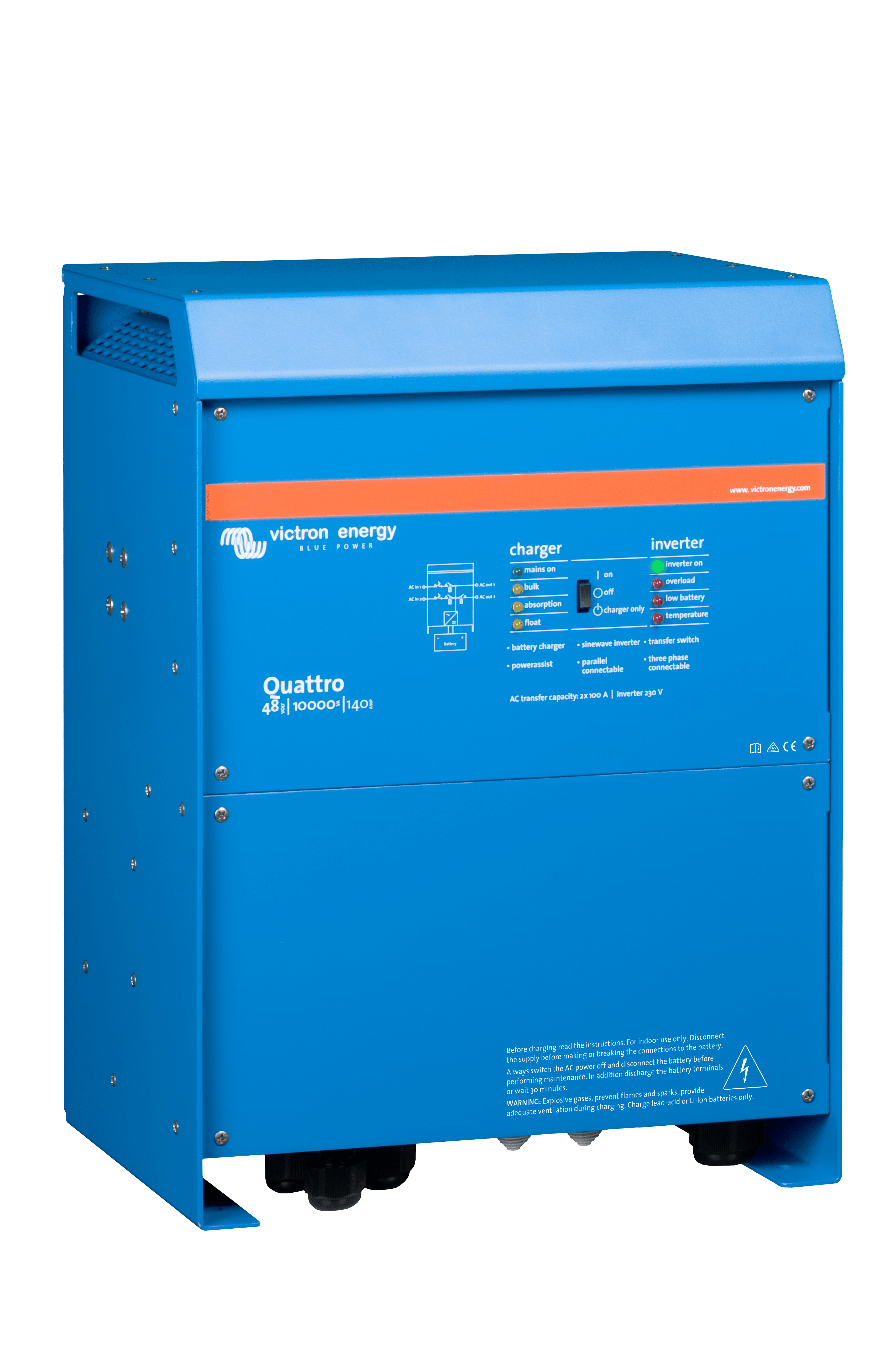 Quattro 48V 10000VA 140A 230V (right) thumbnail