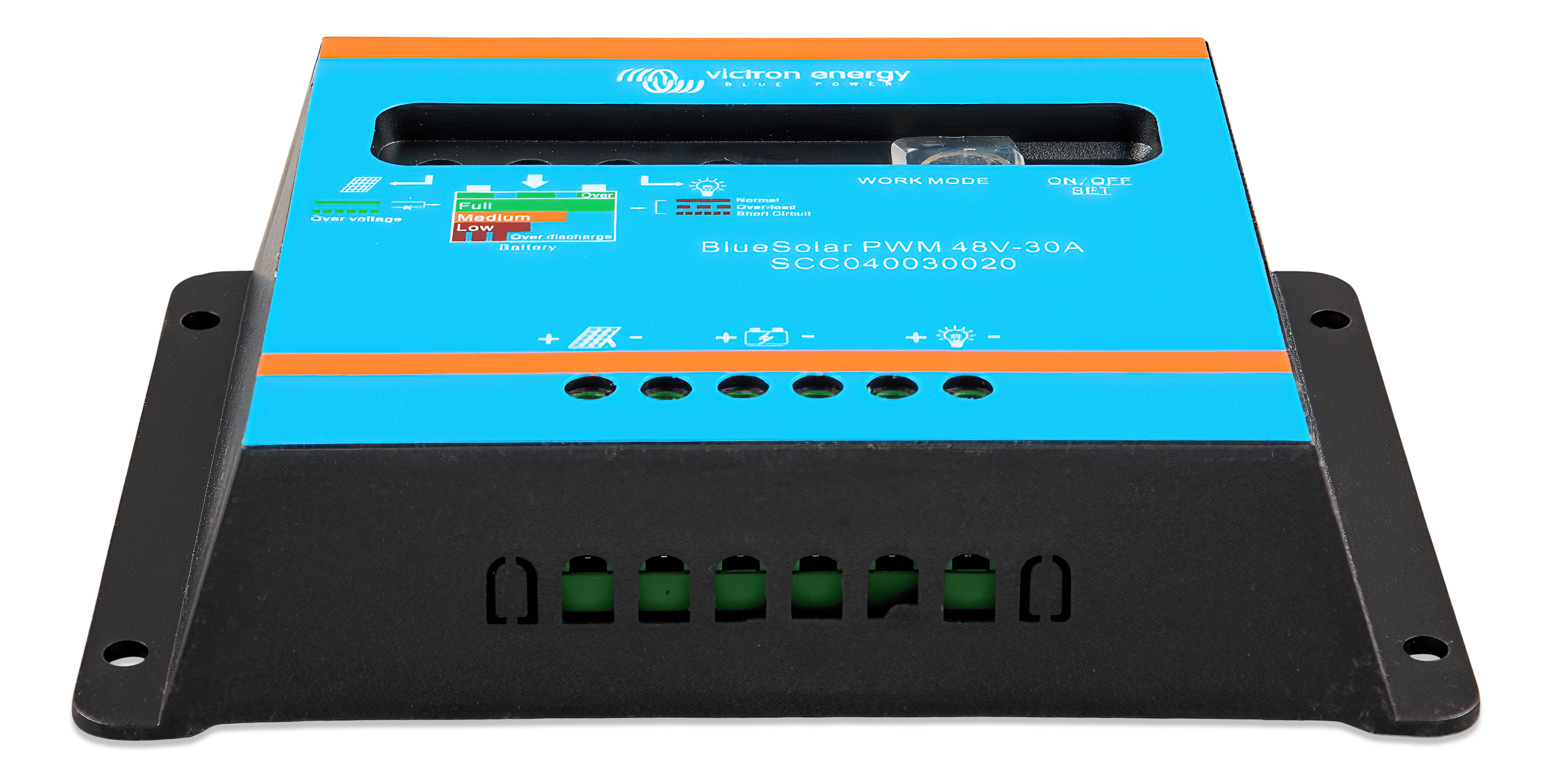 BlueSolar PWM-Light Charge Controller 48V-30A (front-angle) thumbnail
