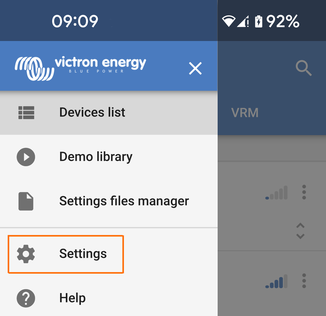 VictronConnect_Service_Report_Settings.png